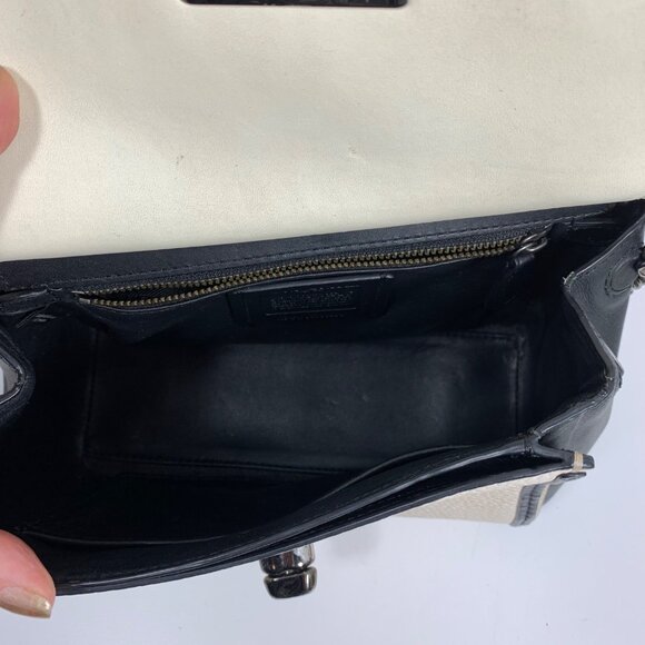 Coach Drifter Carryall Colorblock Exotic Embossed Leather Crossbody Bag 59498 - Picture 8 of 9